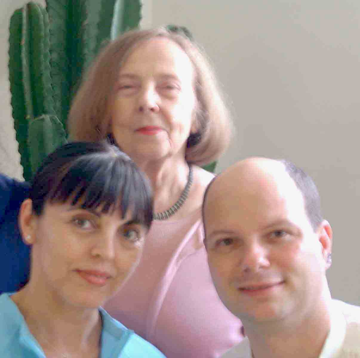 Romana with Inelia and Sean in Brazil